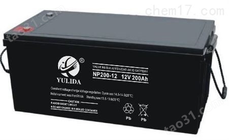 YULIDA宇力达蓄电池12V38AH免维护铅酸电池