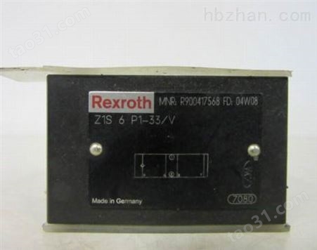 Rexroth力士乐DB 20-3-5X/100先导式溢流阀