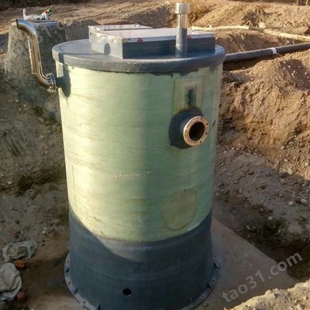 玻璃钢泵站 一体式提升泵成套设备 加强型预制排污泵 支持定制