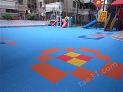 云南悬浮地垫 室外 幼儿园 跑道专用悬浮式拼装地板 户外 篮球场塑胶地垫