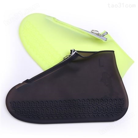 科安硅胶防雨鞋套 防水雨天神器耐磨防滑可折叠加长硅胶旅行雨鞋套