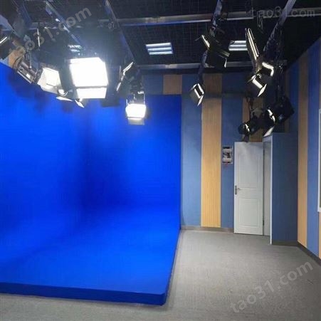 南京耀诺虚拟演播室灯光工程 蓝箱设计制作