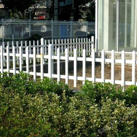 PVC护栏 【冀林厂家】pvc草坪护栏 草坪护栏 塑钢草坪护栏 草坪围栏  塑钢花园护栏
