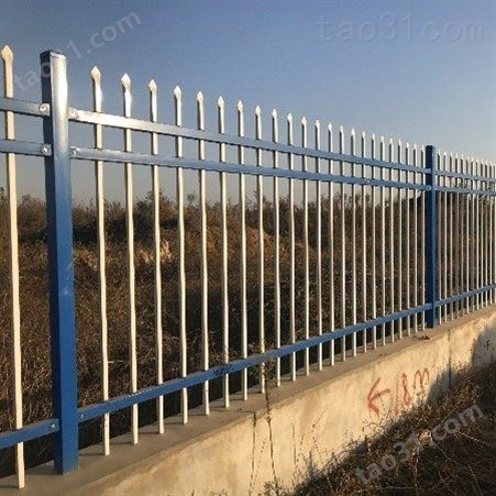厂区围墙护栏锌钢护栏厂家铁艺围栏有现货