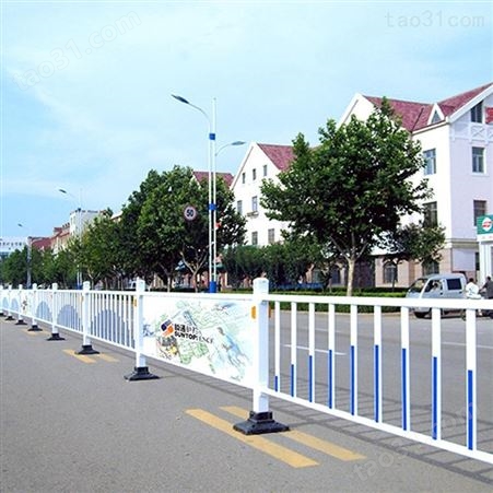 厂家  天水 市政围栏 城市道路护栏 浸塑市政护栏 定制市政护栏