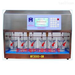 梅宇MY3000-6M型 混凝试验搅拌器 六联彩屏混凝试验搅拌机