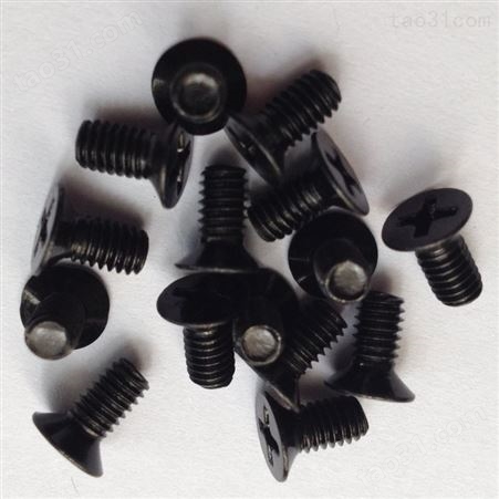 黑色不锈钢平头螺丝品质保障 耐湿热黑锌螺丝  价格合理