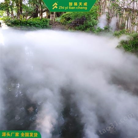 ZYTC0815襄阳社区雾森系统安装公司 假山造雾机 智易天成