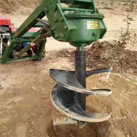 雷创20-90公分植树挖坑机 大棚施肥螺旋硬地冻土钻坑机