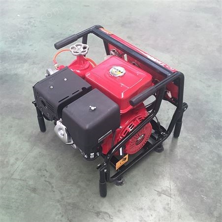 涯宝JBQ5.5-10手抬机动泵58 m扬程汽油单杠消防抽水泵