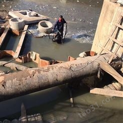 吐鲁番水下拆堵头封堵墙 取水道道改造 本地队伍 施工团队