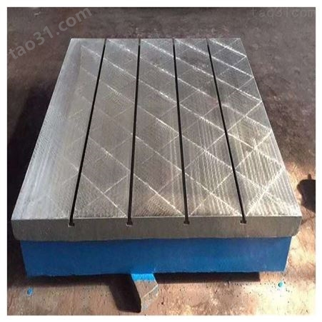 测量用铸铁平台 T型槽铸铁平板 生产出售 铸铁工作台 欢迎咨询