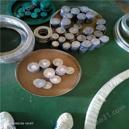 新疆 A3碳钢内外环+石棉 源盛密封垫片 型号可定做金属密封垫片