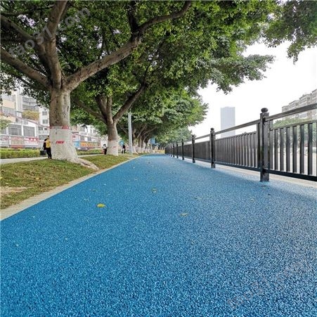 广州市增城区冷铺型高粘彩色透水沥青 增城绿道透水沥青铺装材料