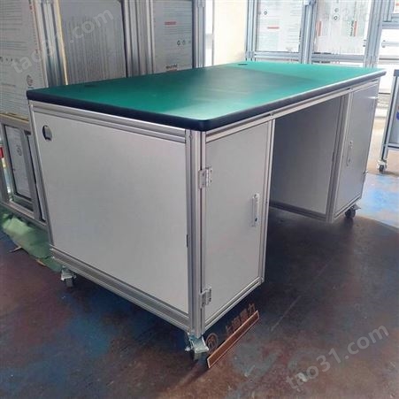 铝型材非标生产车间流水线防静电工作台  生产线工作桌可移动