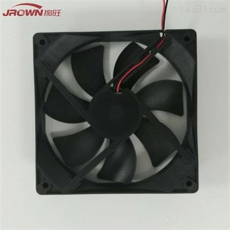 方框风扇JD12025低中高转数订做UPS电源热电半导体致冷器专用风扇