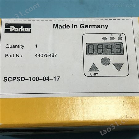 原装parker压力传感器SCPSD-100-04-17派克压力传感器SCPSD系列