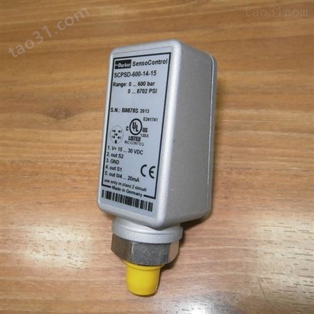 原装parker压力传感器SCPSD-600-14-15派克压力传感器