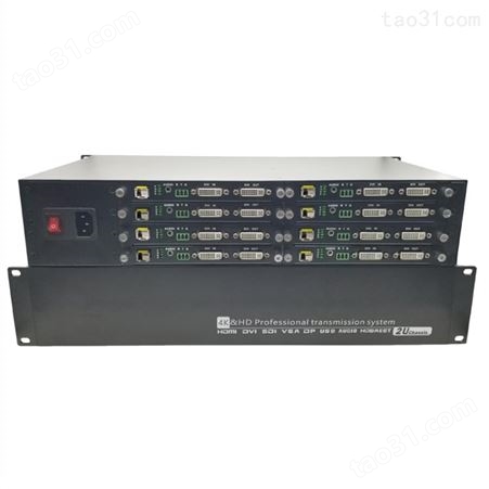 LT-OD0401A-D小鱼视频 4路双向DVI光端机 DVI视频光端机 DVI光纤延长器 DVI光纤收发器
