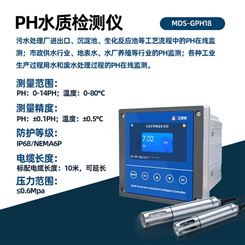 PH水质检测仪 迈德施MDS-GPH18 工业生产过程废水处理检测分析仪